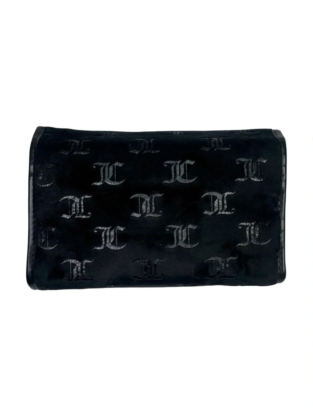 Juicy Couture Velour Cosmetics / Toiletry Hang Bag - 10” x 7” x 2”